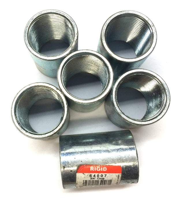 Rigid 3/4" Threaded Steel Coupling 64007 [Lot of 6] NOS