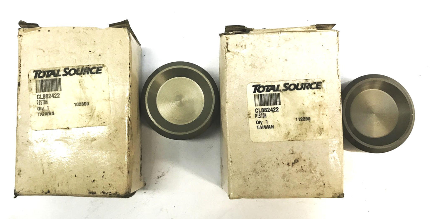 Total Source Forklift Clark Piston CL882422 [Lot of 2] NOS