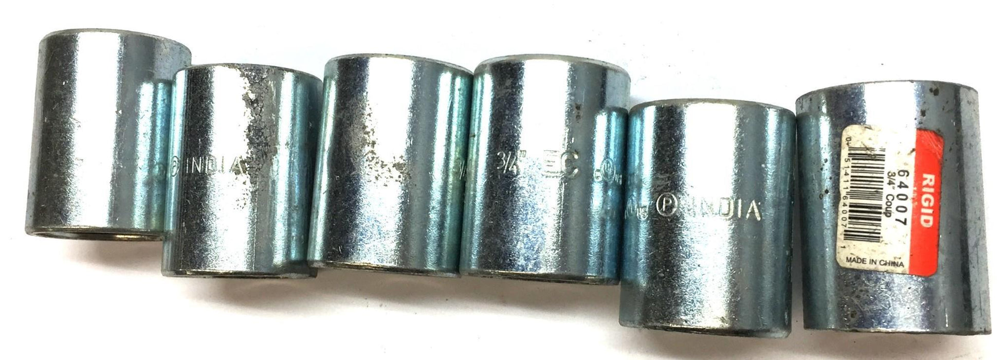 Rigid 3/4" Threaded Steel Coupling 64007 [Lot of 6] NOS