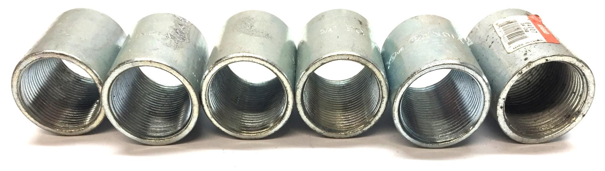 Rigid 3/4" Threaded Steel Coupling 64007 [Lot of 6] NOS