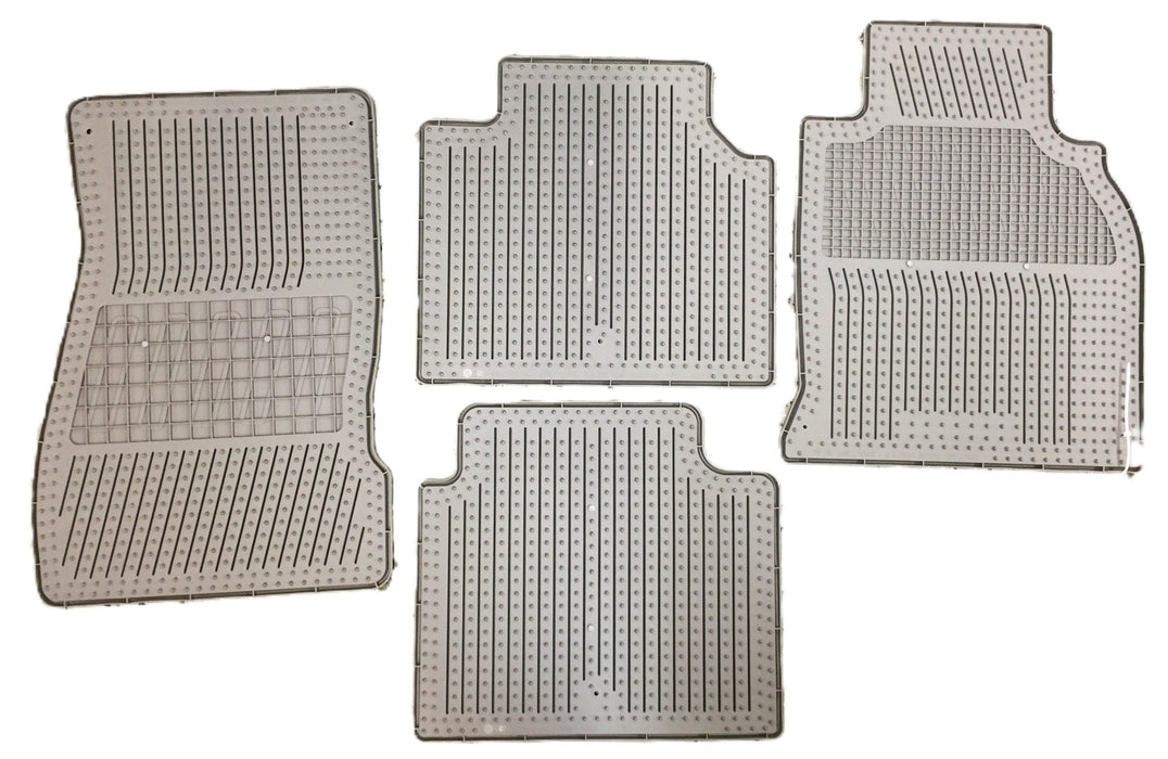 Nissan Infiniti Q70 All-Season Floor Mat Set (4pc) (Rubber/Gray) 999E1-Q2001 NOS