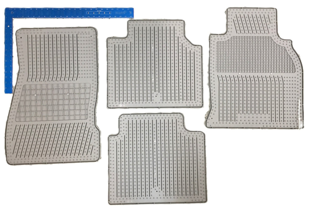 Nissan Infiniti Q70 All-Season Floor Mat Set (4pc) (Rubber/Gray) 999E1-Q2001 NOS