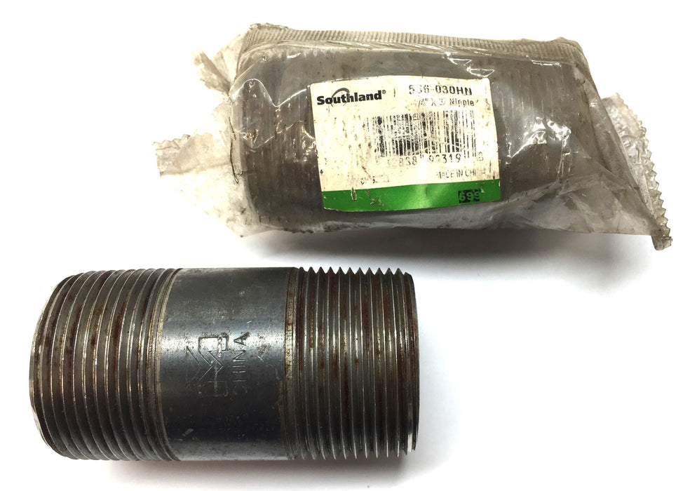 Southland 1-1/4" x 3" Threaded Nipple 536-030HN [Lot of 2] NOS