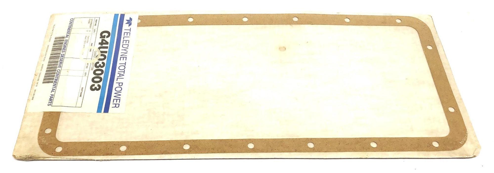 Teledyne Total Power Oil Pan Gasket Kit G4U03003 (GD193B00301, X14395) NOS