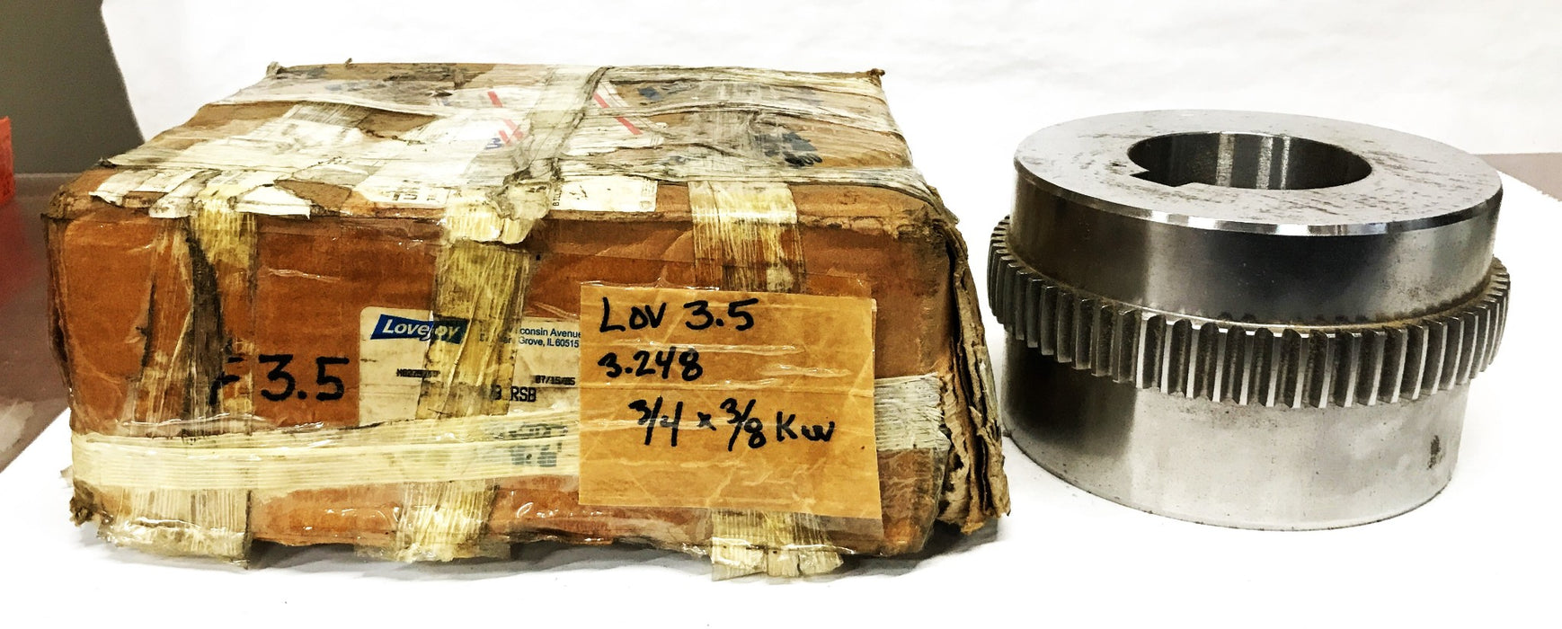Lovejoy 3-1/4 inch Bore Gear Coupling Hub 697904-00207 NOS