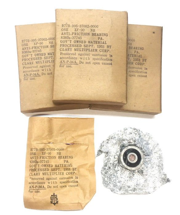 Norma-Hoffmann Anti-Friction Ball Bearing XF-90 (XF90) [Lot of 3] NOS
