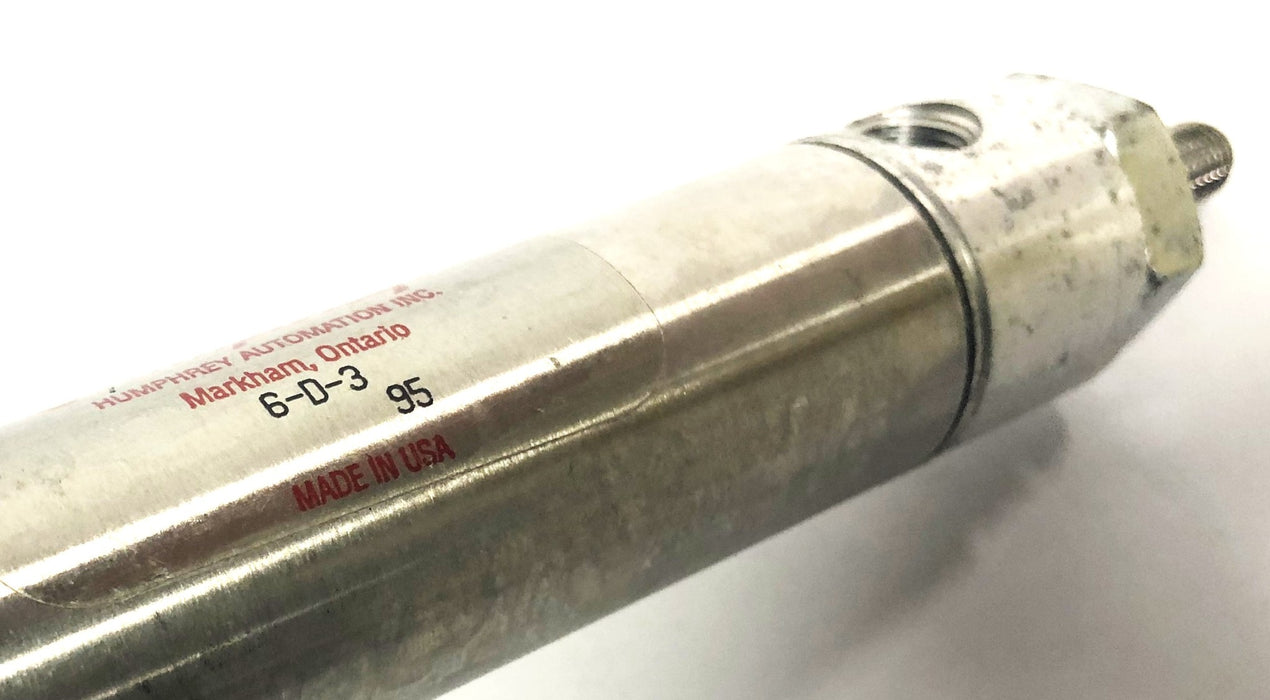 Humphrey Air Cylinder 6-D-3 95 NOS