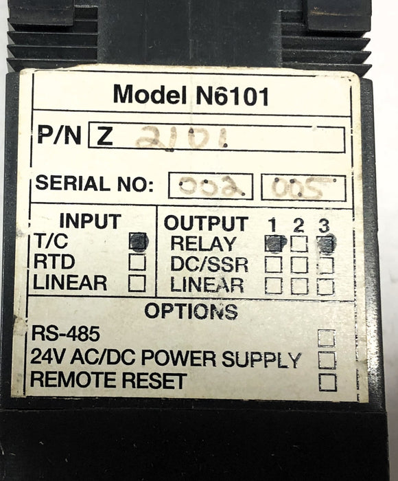 Unbranded N6101 Temperature Controller Z2101 USED