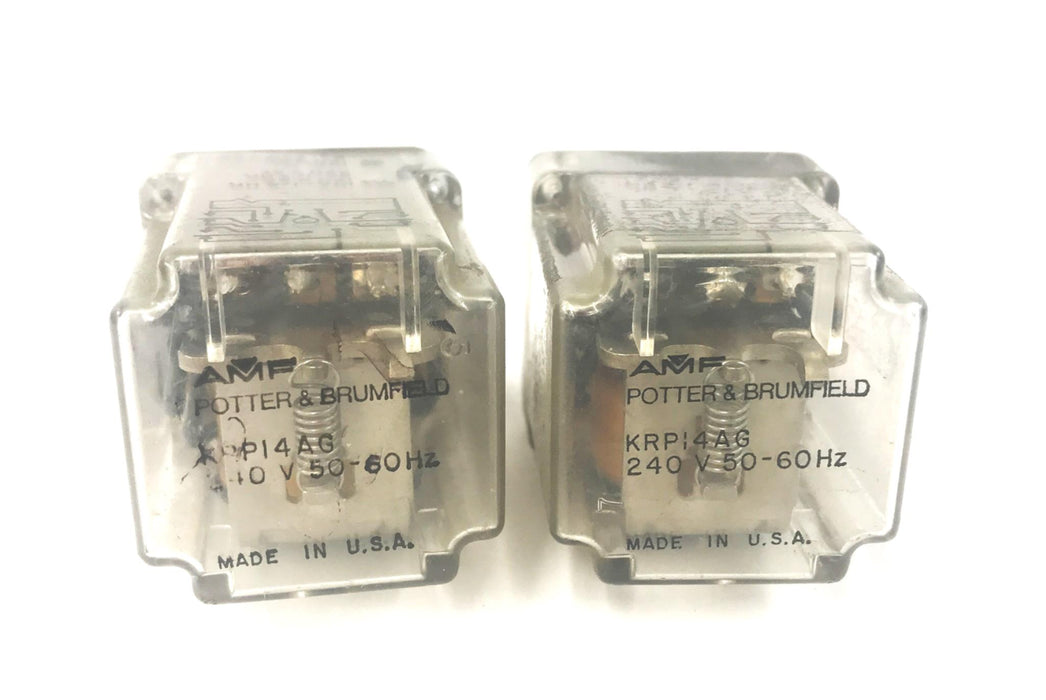 Potter & Brumfield/AMF General Purpose Relay KRP14AG [Lot of 2] USED