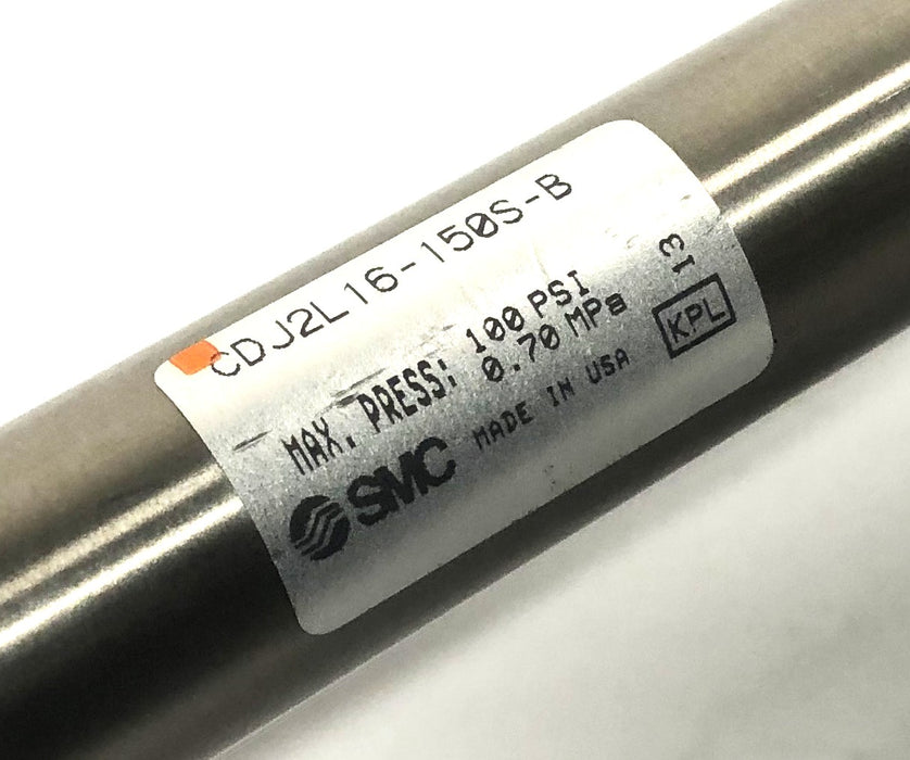 SMC 100PSI 0.70MPa Cylinder CDJ2L16-150S-B NOS