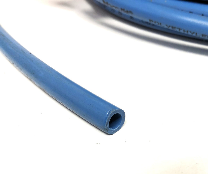 Nycoil 55 Foot 3/8 Inch OD Blue Polyethylene Tubing 527015 PE NOS