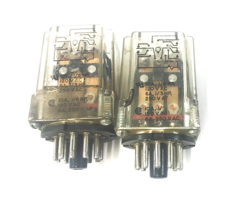 Potter & Brumfield/AMF General Purpose Relay KRP14AG [Lot of 2] USED