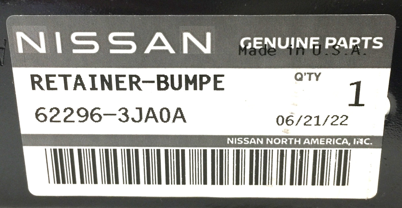 Nissan Group Bumper Retainer 62296-3JA0A NOS