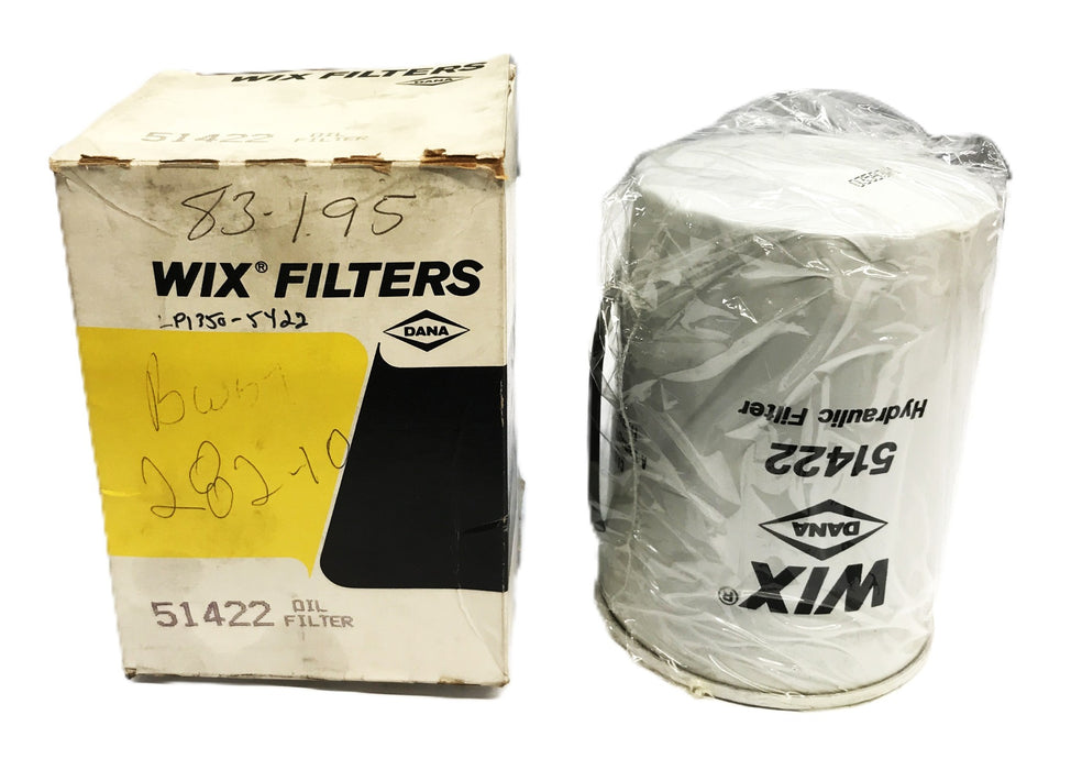 WIX Forklift Spin-on Oil Filter 51422 NOS