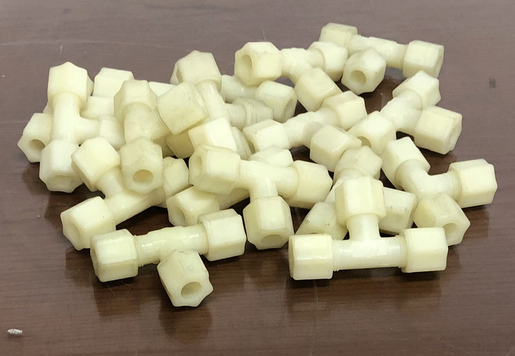 Jaco Union Tee Fitting 3/8 Inch [Lot of 18] NOS