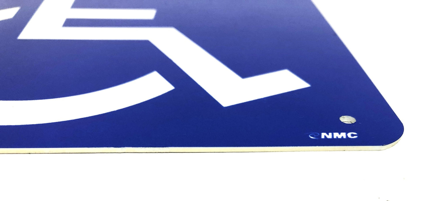 NMC S-23 S23R 7X7 Inch Handicapped Sign 86529070 [Lot of 2] NOS