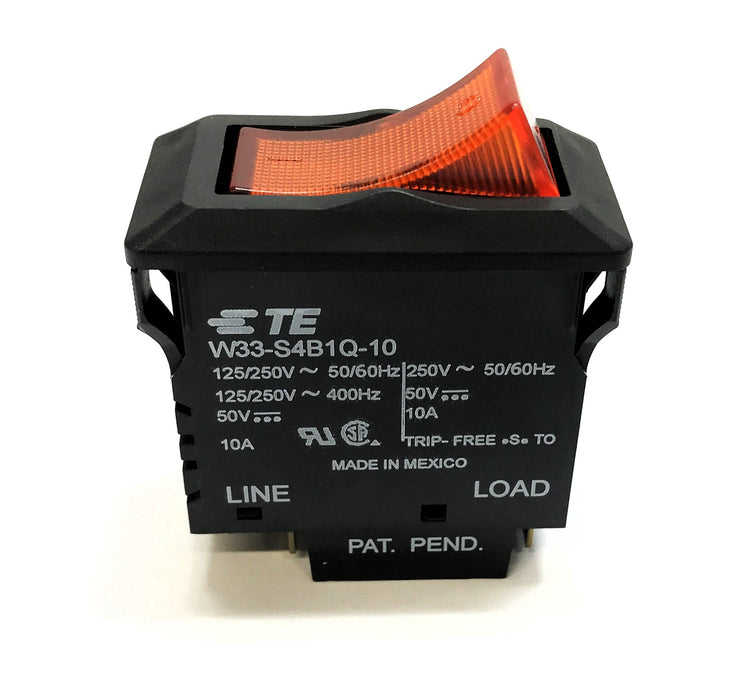 TE Thermal Circuit Breaker W33-S4B1Q-10 NOS