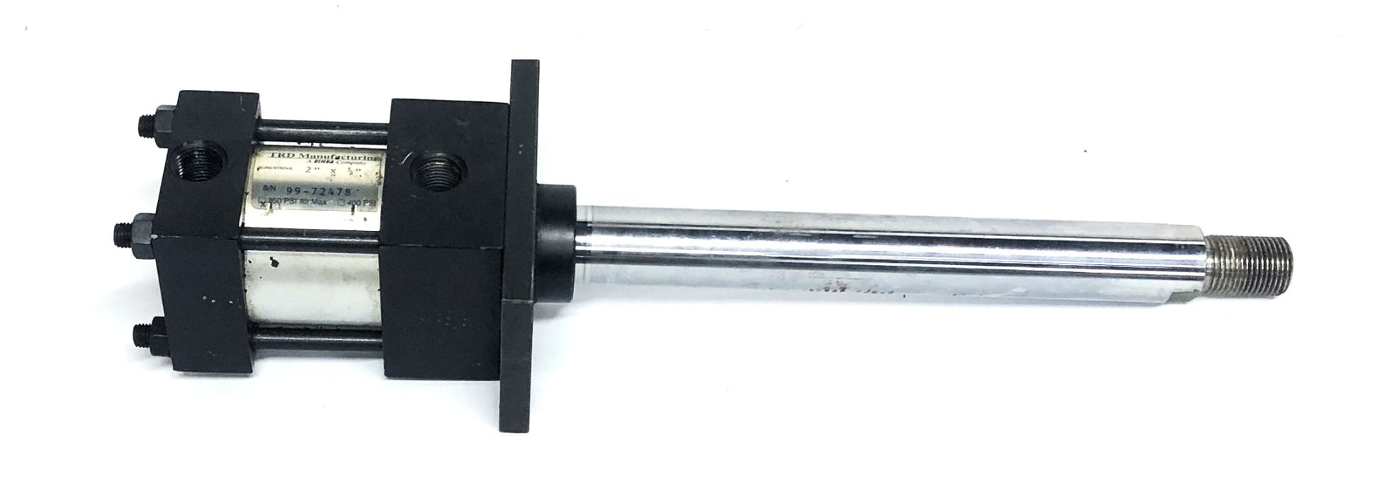 TRD Bimba 250PSI 2x1/2 Inch Bore/Stroke Pneumatic Cylinder 99-72478 USED