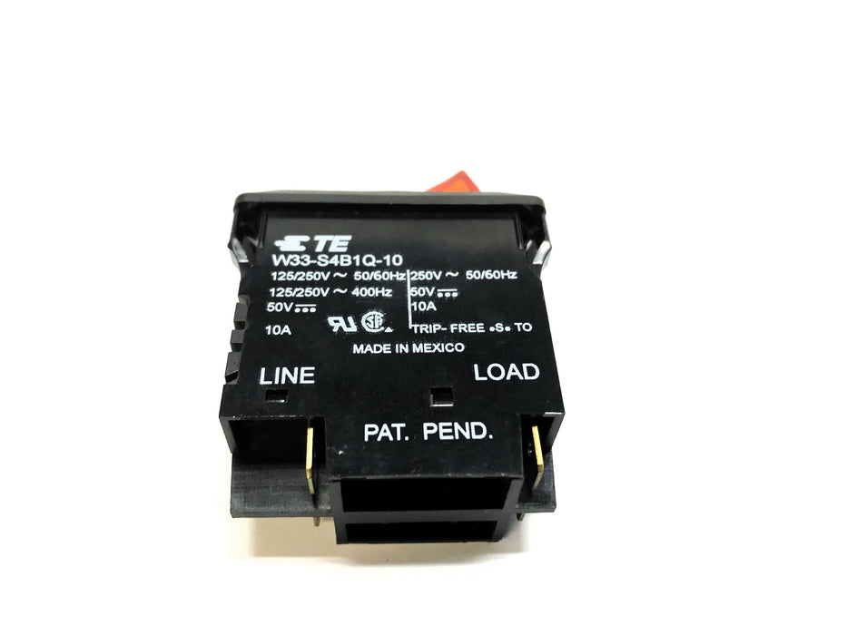 TE Thermal Circuit Breaker W33-S4B1Q-10 NOS