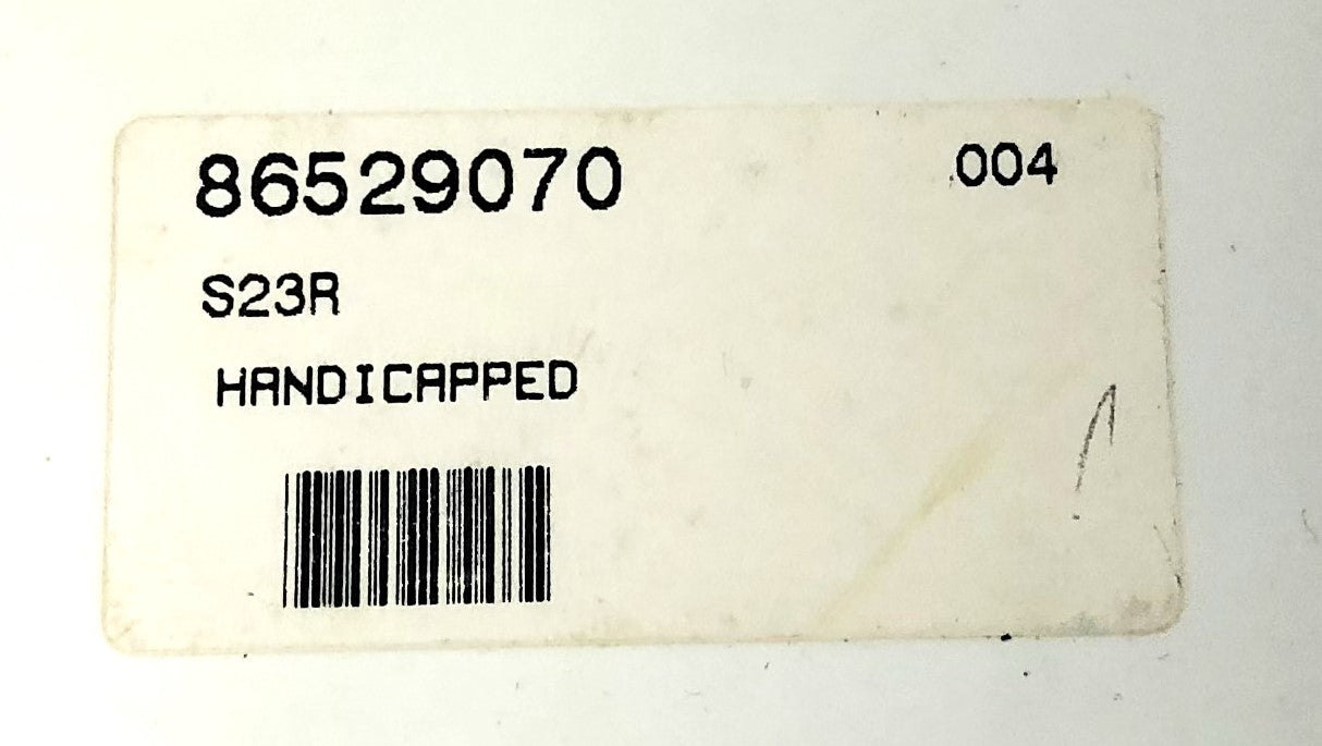 NMC S-23 S23R 7X7 Inch Handicapped Sign 86529070 [Lot of 2] NOS