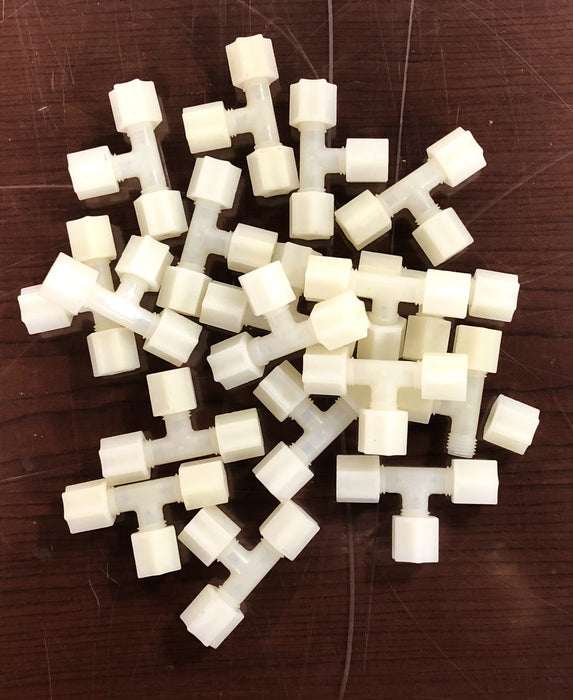 Jaco Compression Union Tee Fitting 1/4 Inch [Lot of 18] NOS