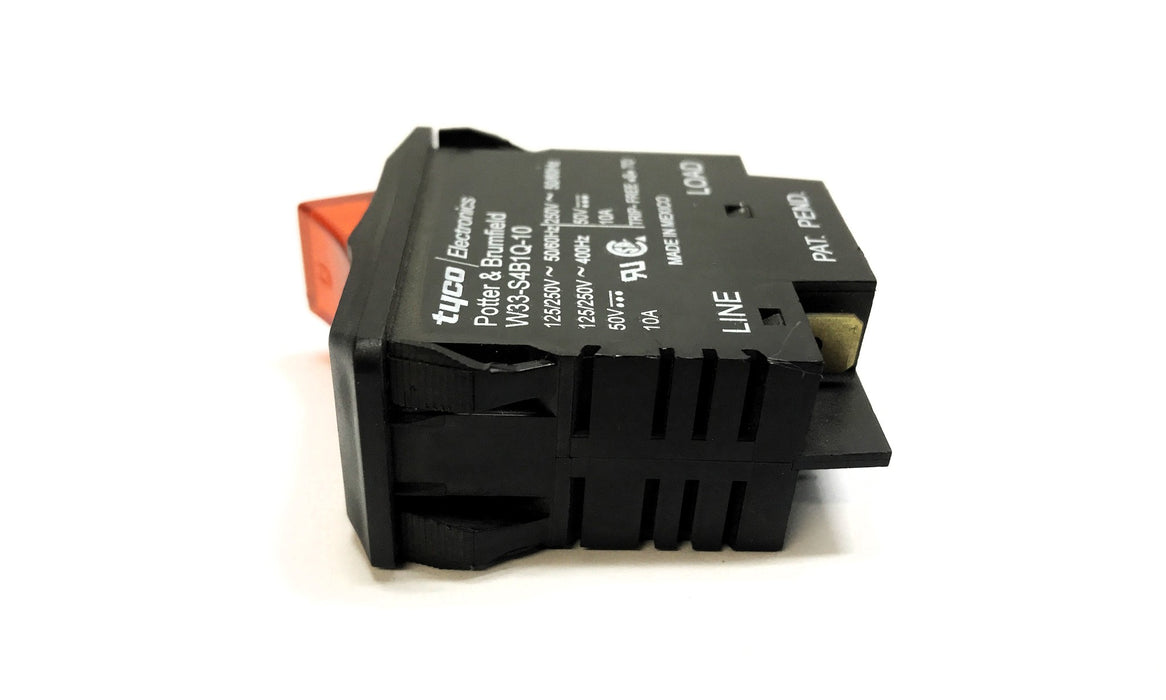Tyco Electronics Potter & Brumfield Thermal Circuit Breaker W33-S4B1Q-10 NOS
