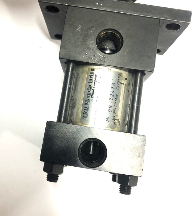 TRD Bimba 250PSI 2x1/2 Inch Bore/Stroke Pneumatic Cylinder 99-72478 USED