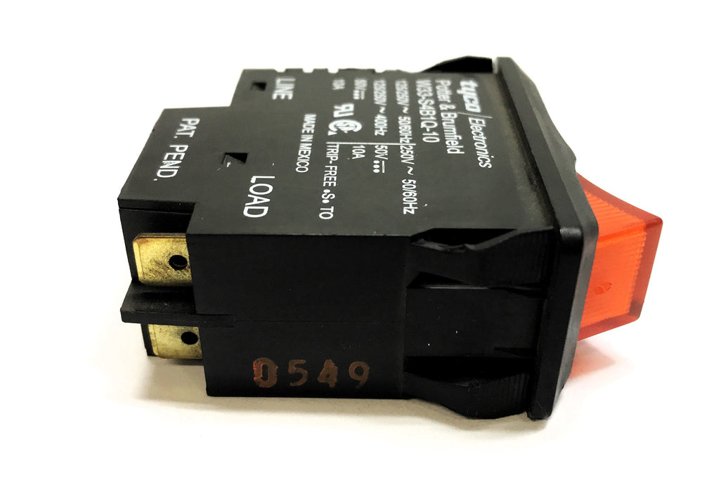 Tyco Electronics Potter & Brumfield Thermal Circuit Breaker W33-S4B1Q-10 NOS