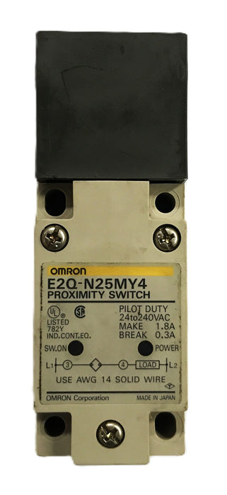Omron Proximity Switch E2Q-N25MY4 USED