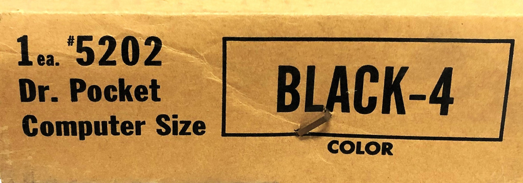 Buddy Products Dr Pocket Black-4 8X16 Inch Wall Pocket 5202 NOS