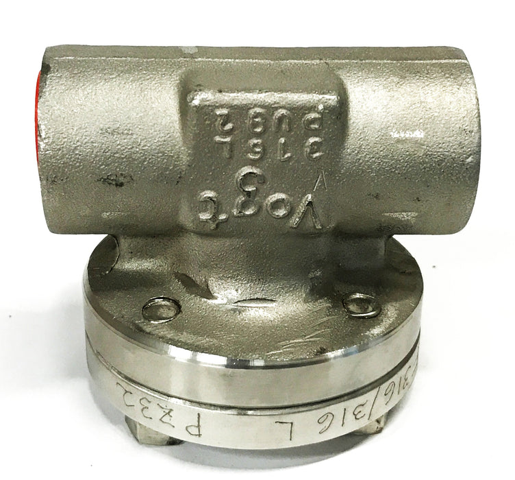 Vogt Flowserve Series 3/4 inch Forged Check Valve and Flange S718/316L NOS