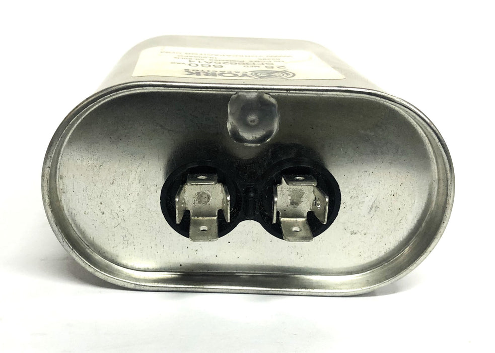 York 25MFD 660VAC 50-60Hz 10,000AFC Capacitor SFD6625A14 NOS