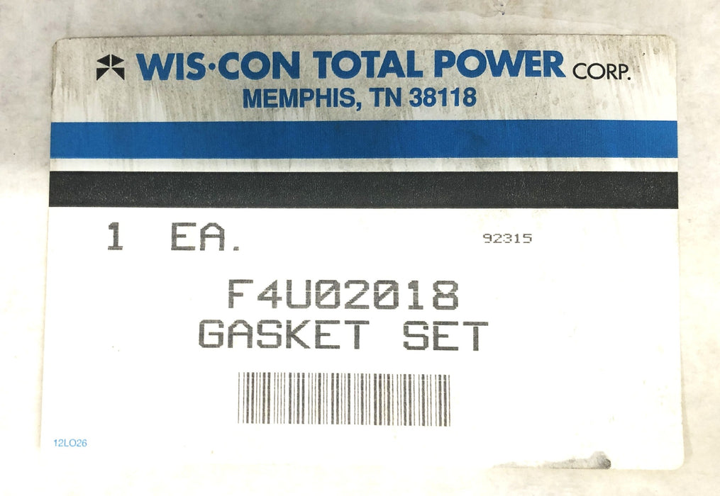 WisCon Total Power Corp Gasket Set F4U02018 NOS