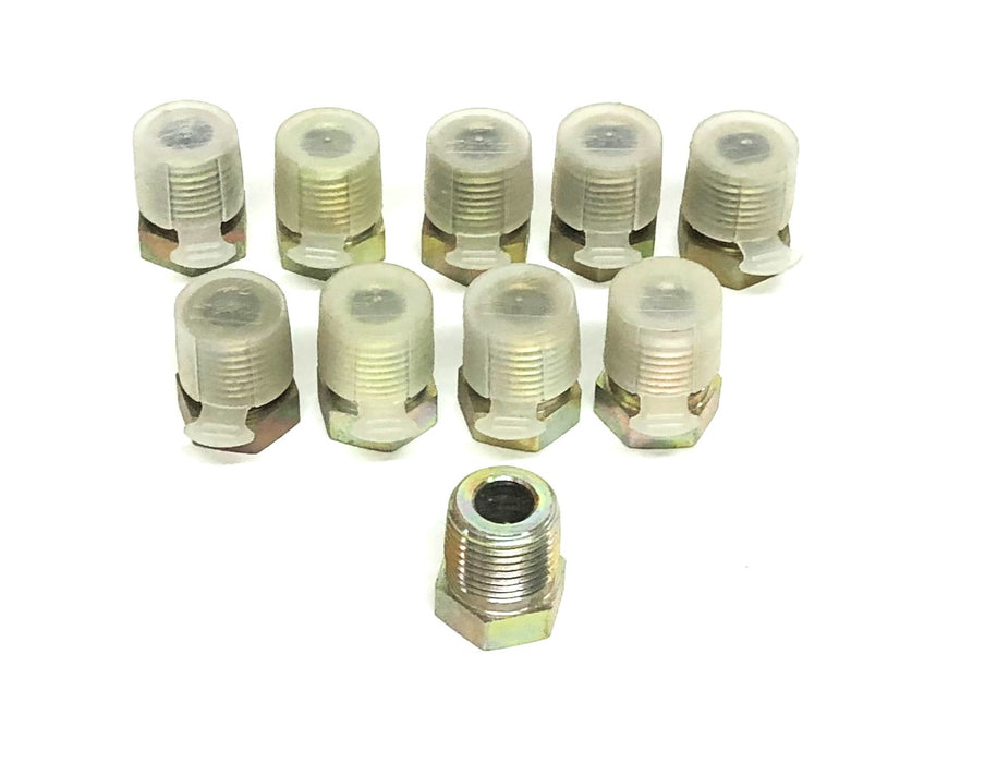 Parker 1/2 Inch Threaded Tube Nut 3/8X3/4 Inch [Lot of 10] NOS