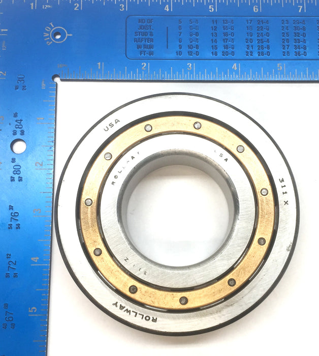 Rollway Single-Row Spherical Roller Bearing with Outer Race 311X (311Z) NOS