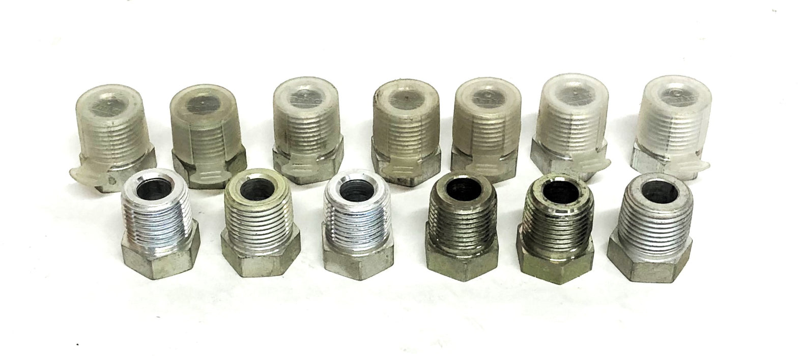 Parker 1/2 Inch Threaded Tube Nut 3/8X3/4 Inch [Lot of 13] NOS