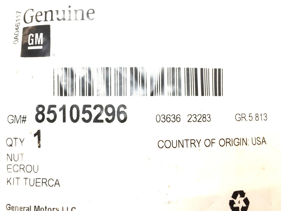General Motors/GM Chrome Wheel Lock Kit 85105296 NOS
