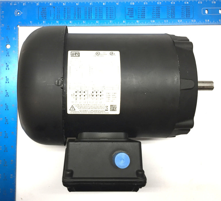 WEG 3-Phase 208-230/460 General Purpose 1760-RPM Motor 5018ES3E56CFL-S USED