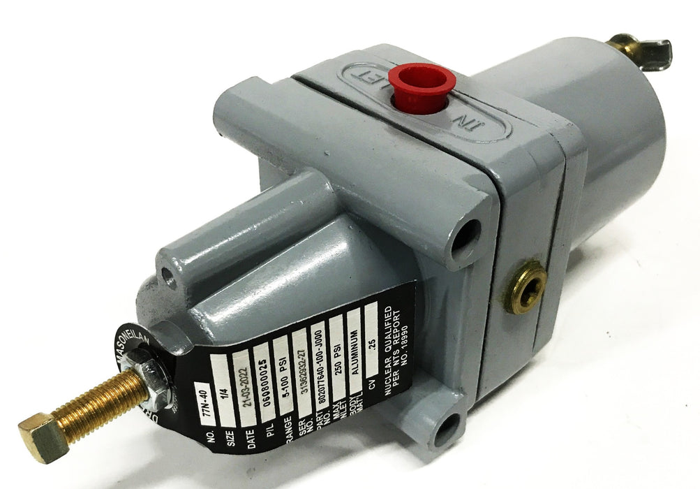 Masoneilan Dresser 77N-40 Air Regulator 802077640-100-J000 NOS