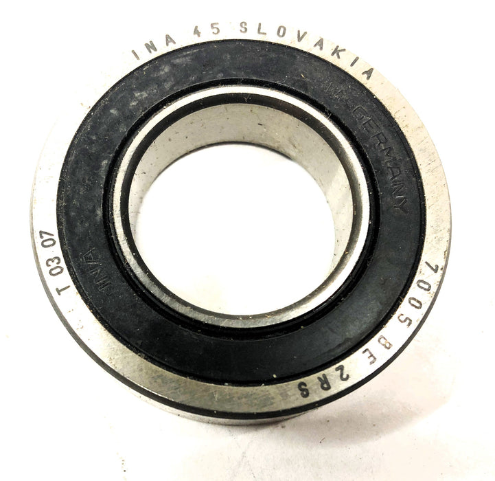 INA Ball Bearing Assembly 7005BE2RS (T-03-07) [Lot of 4] NOS