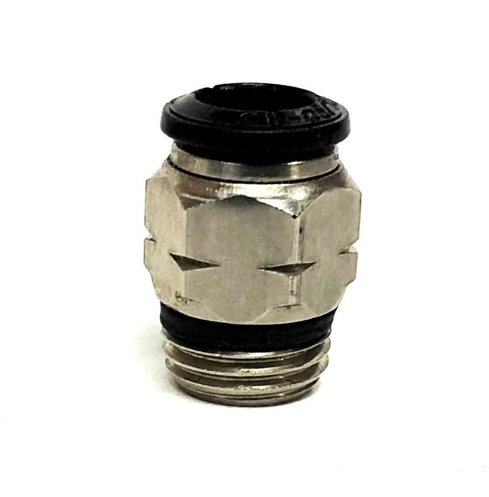 Alpha 8MMx1/4IN Straight Male Metric Push-In Fitting 50000N-8-1/4 [Lot of 6] NOS