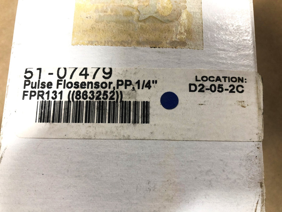 Omega 1/4 Inch Pulse Flosensor FPR131 (863252, 51-07479) NOS