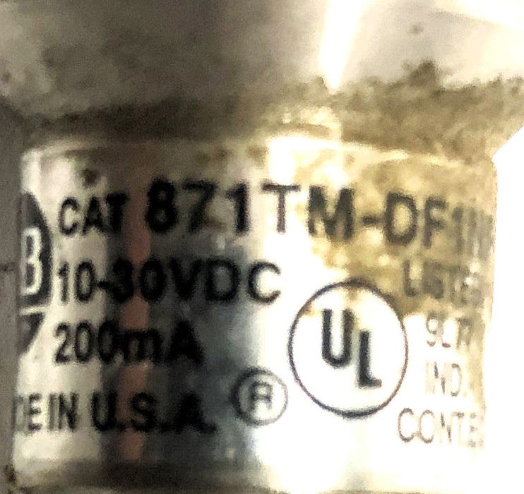 Allen-Bradley 10-30 VDC 200 mA Proximity Switch 871TM-DF1NP12-N4 NOS