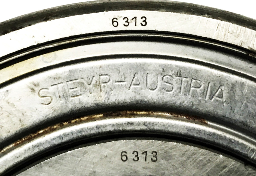 Steyr Double Shielded Single Row Ball Bearing 6313Z NOS