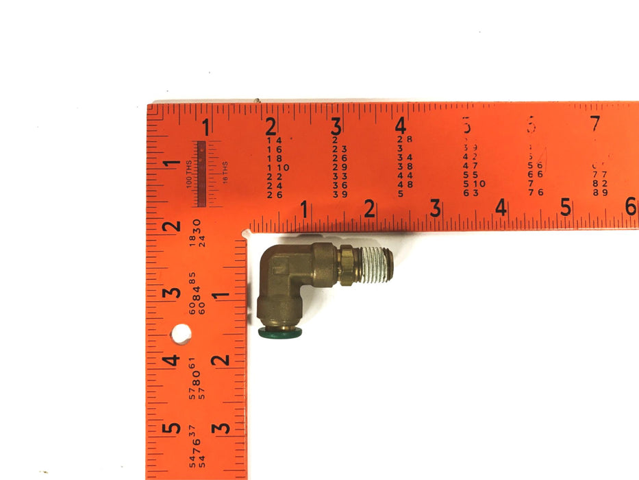 Parker Brass 3/8 inch Prestolock 90 Degree Elbow W169PLP-6-4 [Lot of 7] NOS