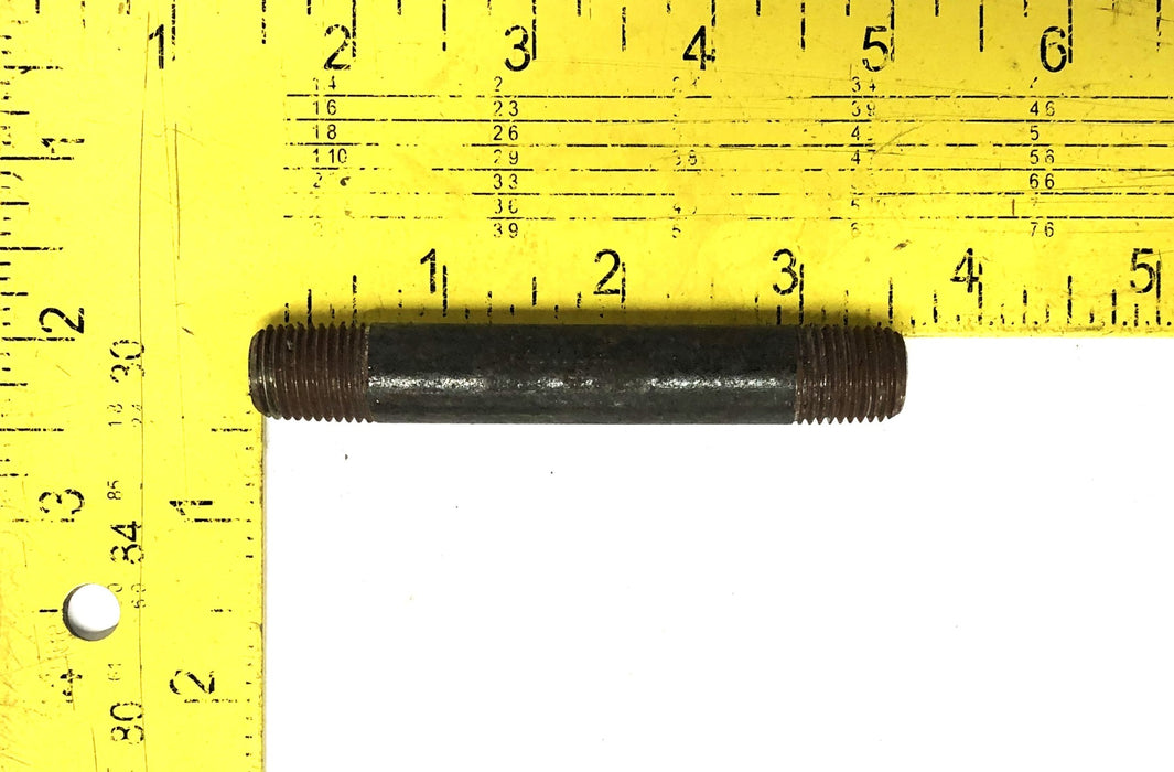 Unbranded 1/4 Inch 18TPI Pipe Nipple 3-1/2 Inch [Lot of 7] NOS