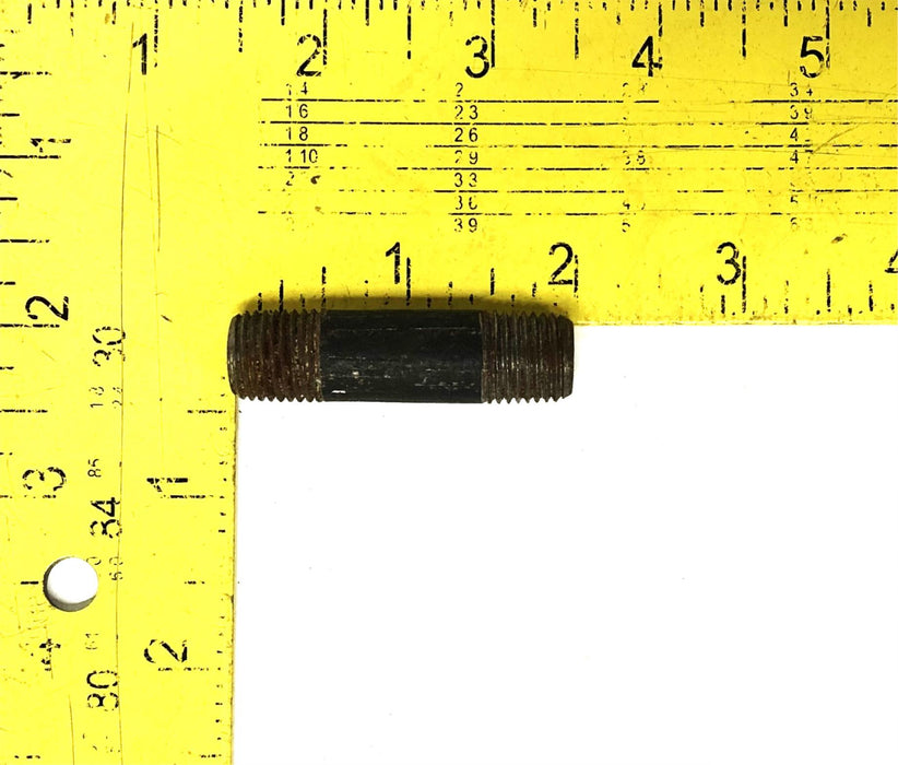 Unbranded 1/4 Inch 18TPI Pipe Nipple 2 Inch [Lot of 4] NOS