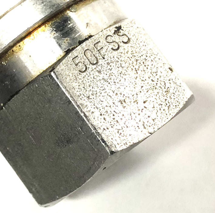 Foster Manufacturing 1/2 Inch Female NPT Straight Quick Coupler 50FSS USED