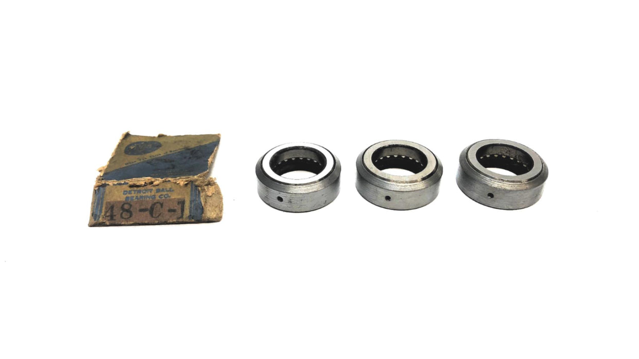 Detroit Ball Bearing Thrust Bearing (No Box) 48-C-1 [Lot of 3] NOS