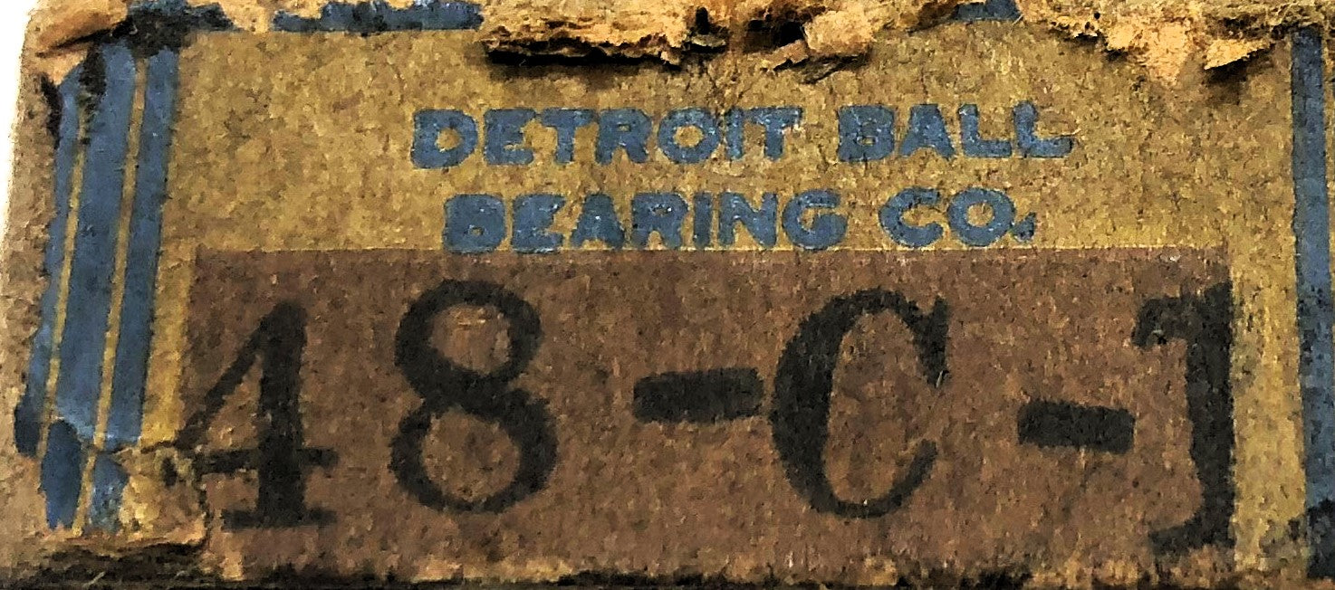 Detroit Ball Bearing Thrust Bearing (No Box) 48-C-1 [Lot of 3] NOS